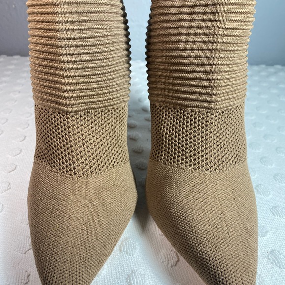 Cape Robbin Chantria Women's Sock Bootie Tan - Picture 3 of 16